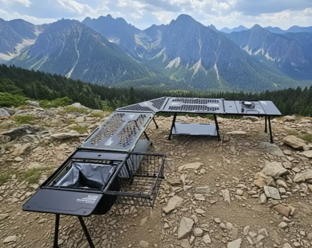 Meja kemping, meja camping, alat kemping