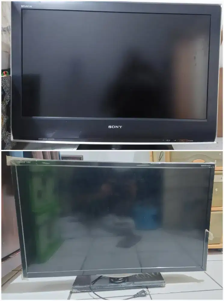 DIJUAL 2 TV LED LCD