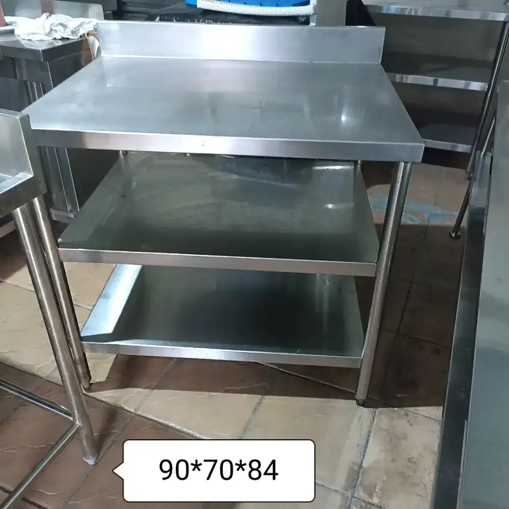 Meja prepare stenlis