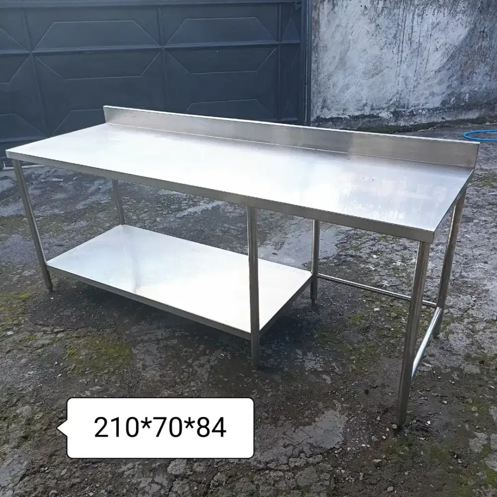 Meja prepare stenlis