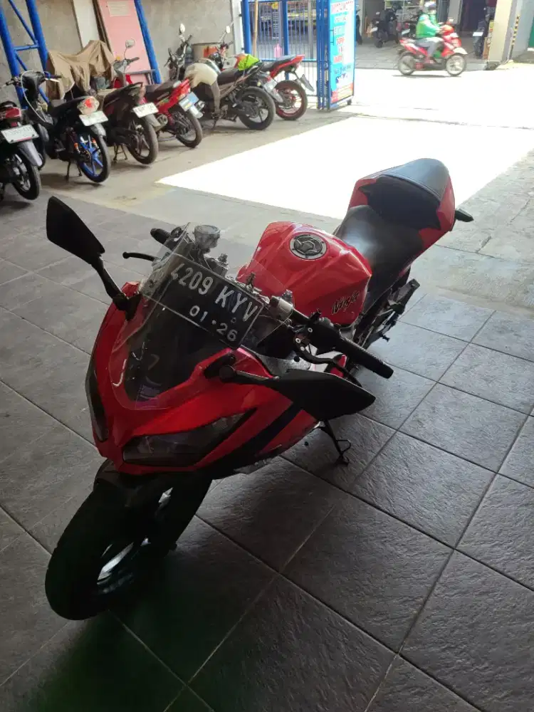 Ninja 2012 merah lengkap