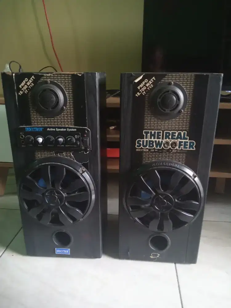 Speaker Aktif INDEXTRON dan DVD Player