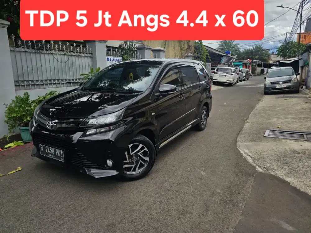 TDP 5Jt Angs Termurah Avanza Veloz 1.5 2021 Matic Hitam Low Km LikeNew
