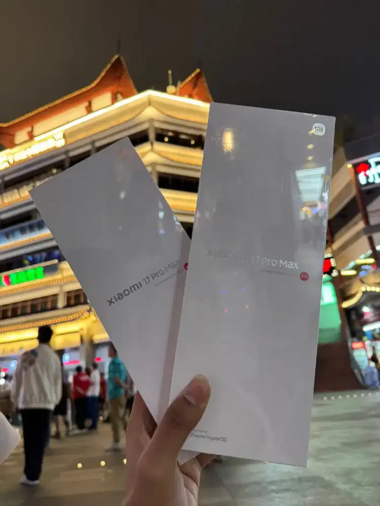 xiaomi 17 promax 16/512 segel beacukai