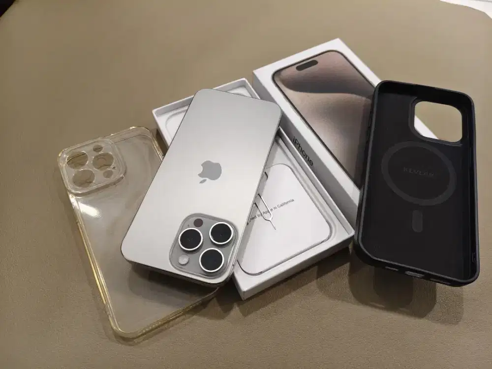 Iphone 15 pro max 256 gb inter fullset mulus nominus