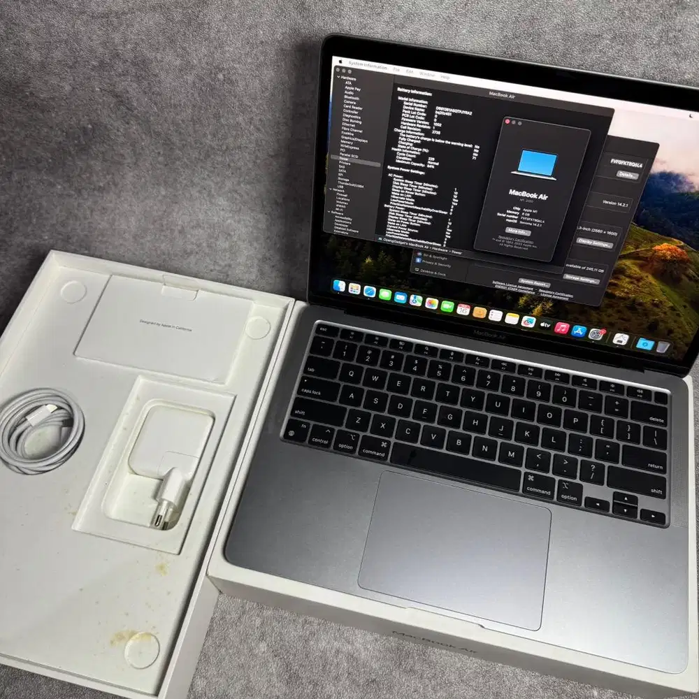 Macbook Air M1 8/256GB Space Grey BH 84 CC 229 Ibox