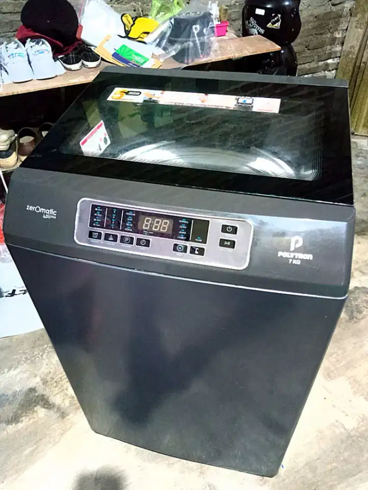Mesin cuci polytron 7kg Zeromatic segel