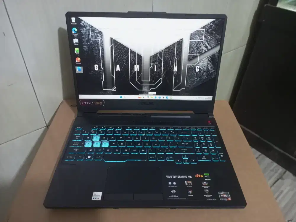 Jual laptop Asus Tuf Gaming A15, AMD Ryzen 5 7535HS,VGA Nvidia Rtx1050