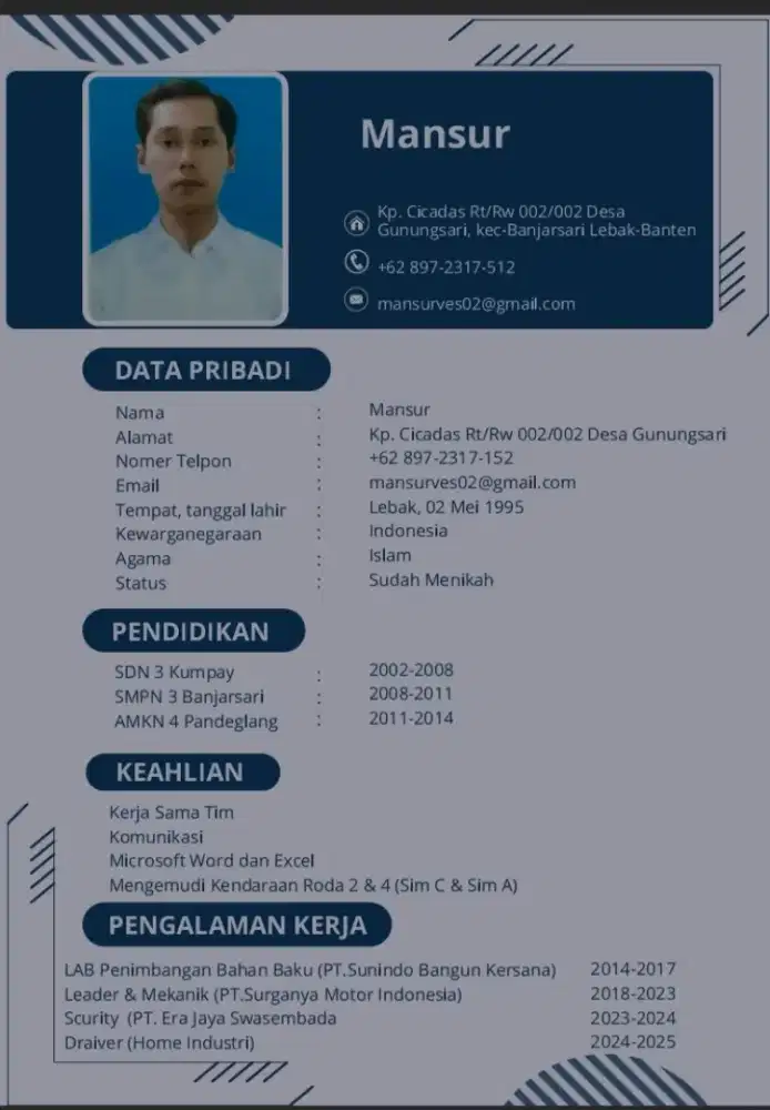 Modal SIM a sama ktp