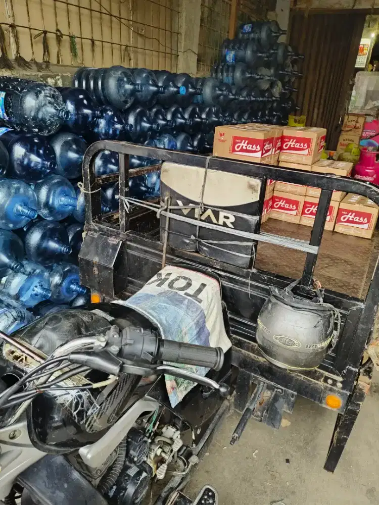 Di cari driver odong2 (viar roda 3) untuk antar minuman agen aqua