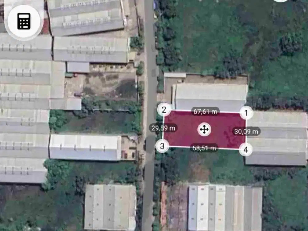 Di jual kavling gudang 88