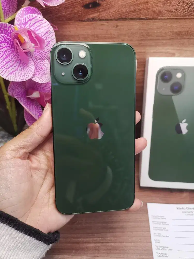 iphone 13 128gb bh 88% green mulus fullset ori ex ibox