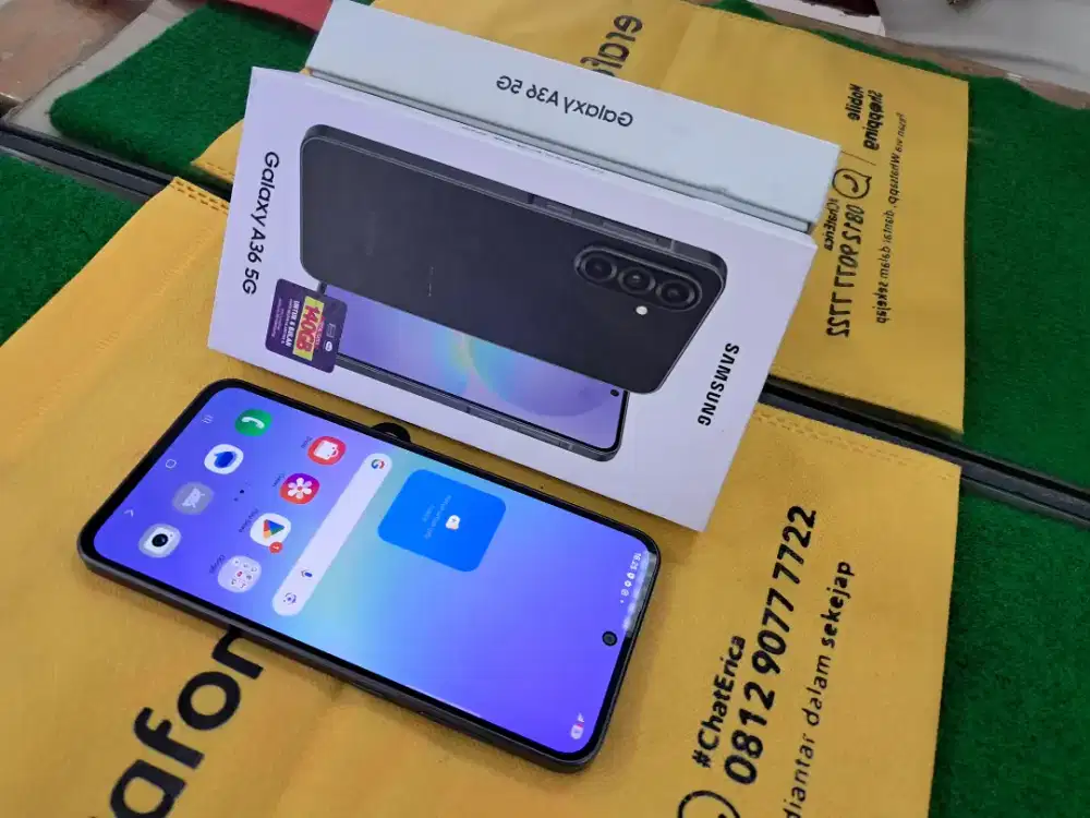 Samsung A36 5G Ram 8/256 gb mulus lengkap no minus