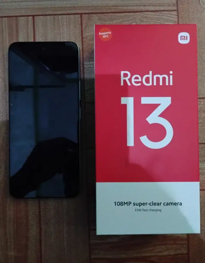 Redmi 13 8/128 Biru Mulus Like New Fullset