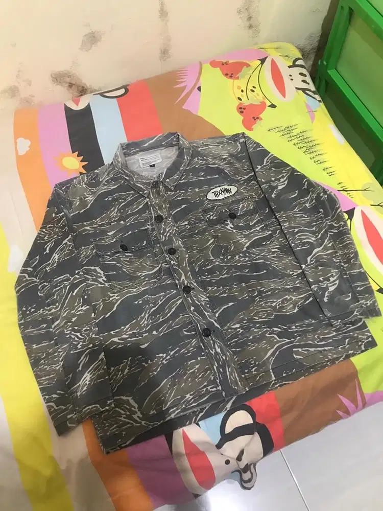 Coach jaket hijau army