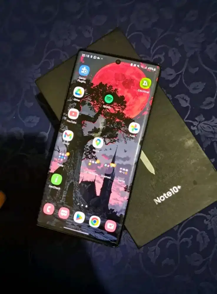 Mahar samsung note 10 plus ram12/512 hp cassan