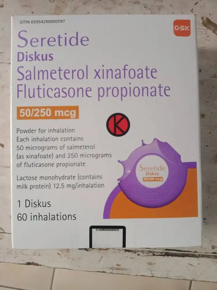 Obat Seretide Diskus 50/250 mcg 60 inhalations