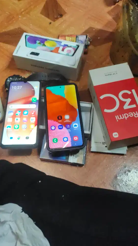 Xiomo redmi 13c ram 8gb internal 256gb black fullset