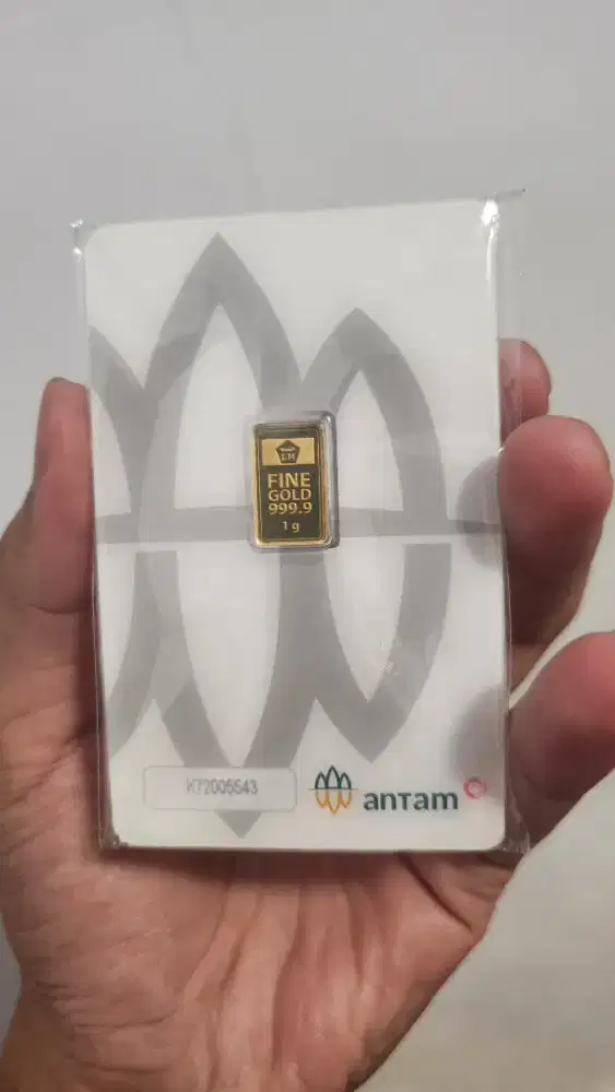 Emas Antam 1 Gram, 2022 Authentic pastinya