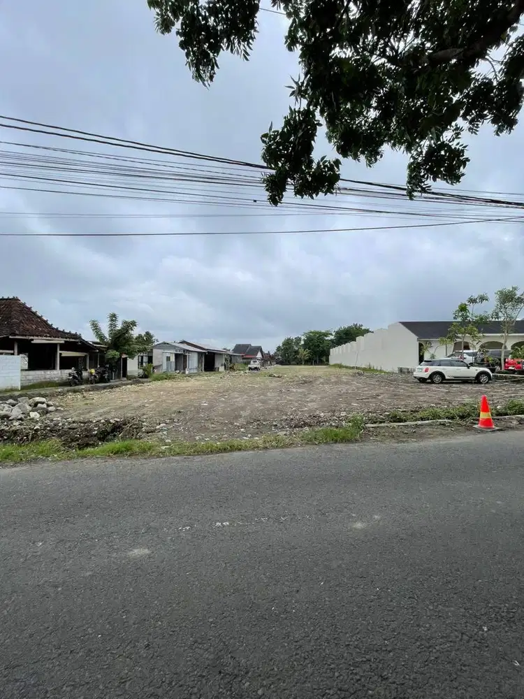 Jalan Raya Umbul Permai dijual tanah tepi aspal jalan damai palagan