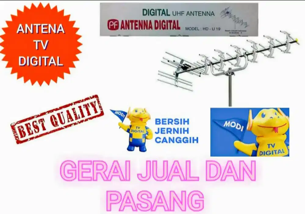 Melayani Instalasi Pemasangan Antena TV Siaran Digital