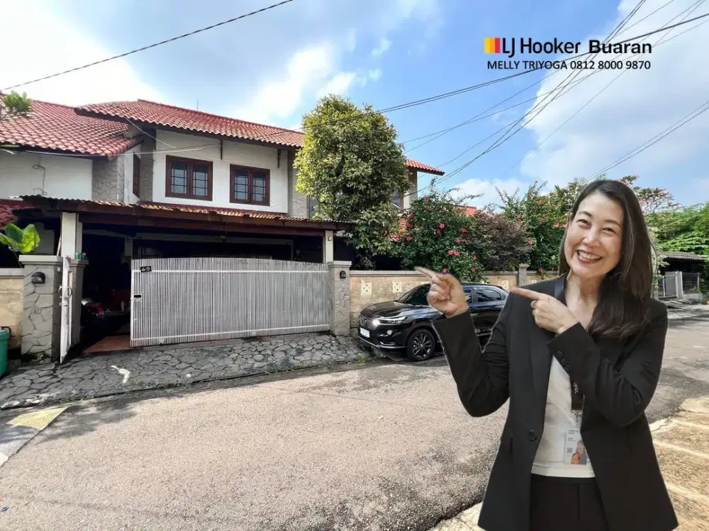 Rumah dikomplek akses dekat Tol Taman Mini Kramat Jati Cililitan