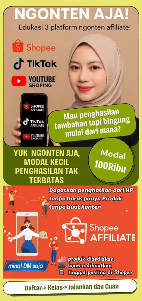 Dapat dari 2 sumber penghasilan