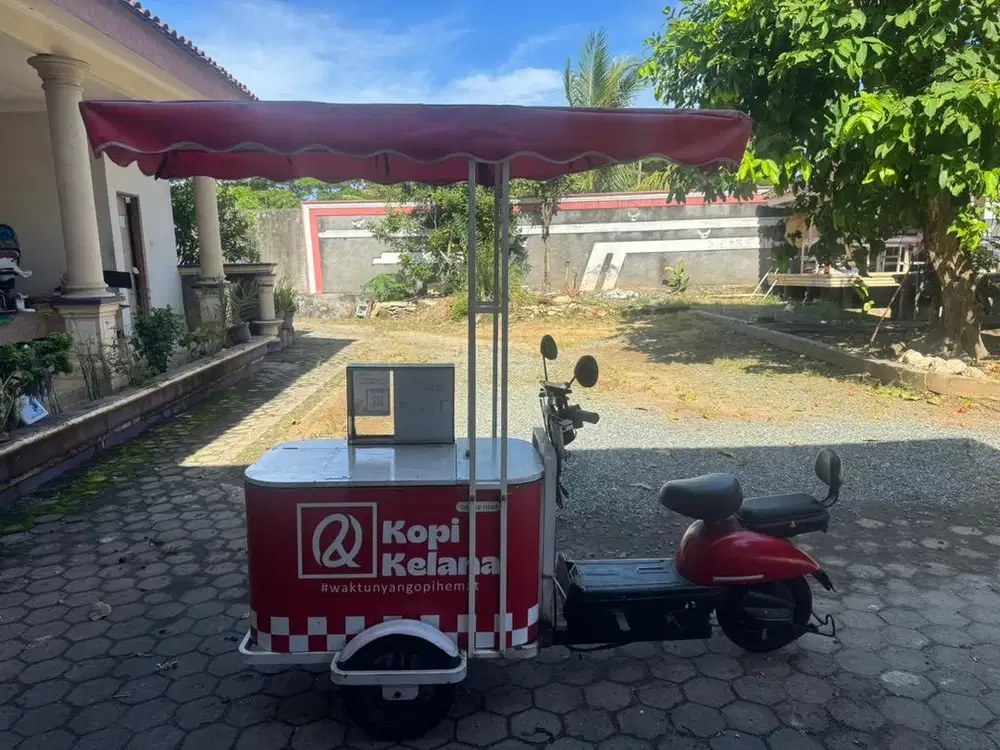 Dijual sepeda listrik kopi keliling