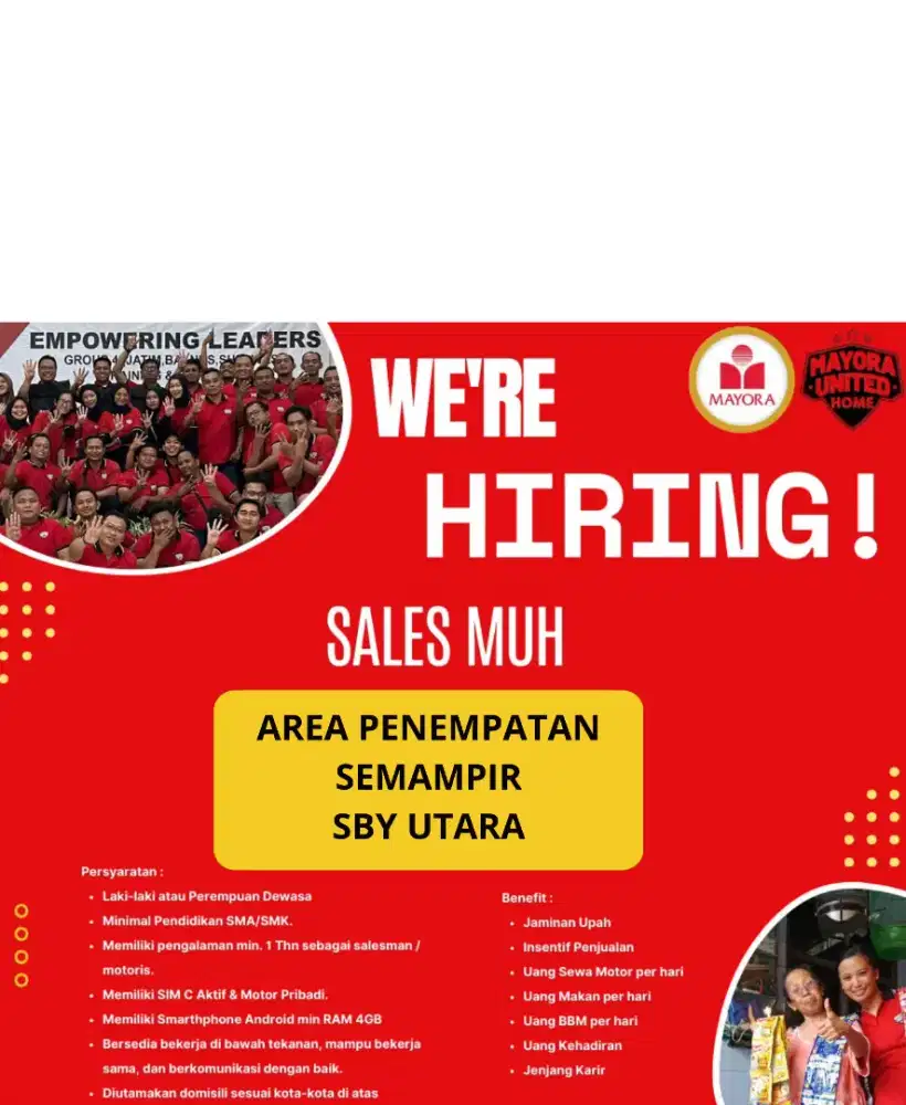 Lowongan kerja sales mayora 245 home