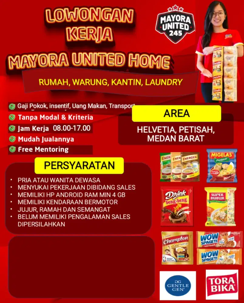 lOWONGAN KERJA MAYORA