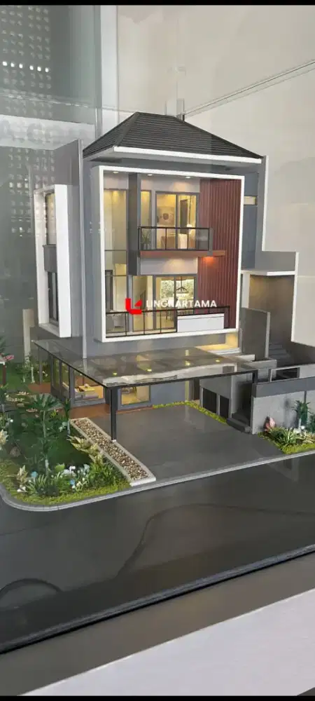 Produksi Maket Rumah Contoh,Apartement,Pergudangan, Industri dll.
