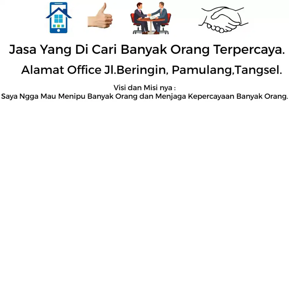 Jasa yang Bnyak dicari Banyak Orang Trpercaya Gak mau Mnipu Bnyk Orng