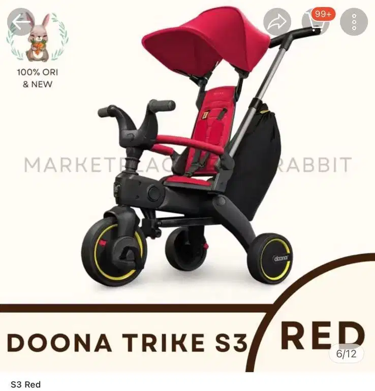Dijual cepat doona Liki Trike S3 like new