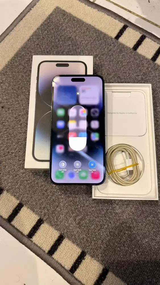 Dijual Iphone 14 Promax 256GB Black Terdaftar Lengkap