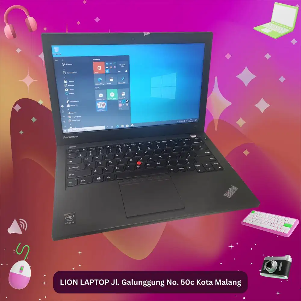 RAM 8GB SSD 256GB Core i5 Murah Lenovo Thinkpad X240 [17|11]