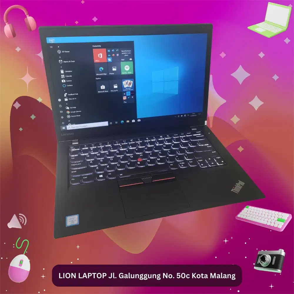 RAM 8GB SSD 256GB Core i5 Touchscreen SLIM Lenovo Thinkpad T470s [17|1