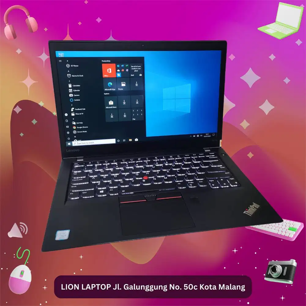 Core i5 Gen 7 RAM 8GB SLIM TOUCHSCREEN Lenovo Thinkpad T470s [17|11]