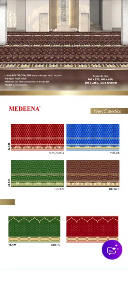 Karpet masjid madinah