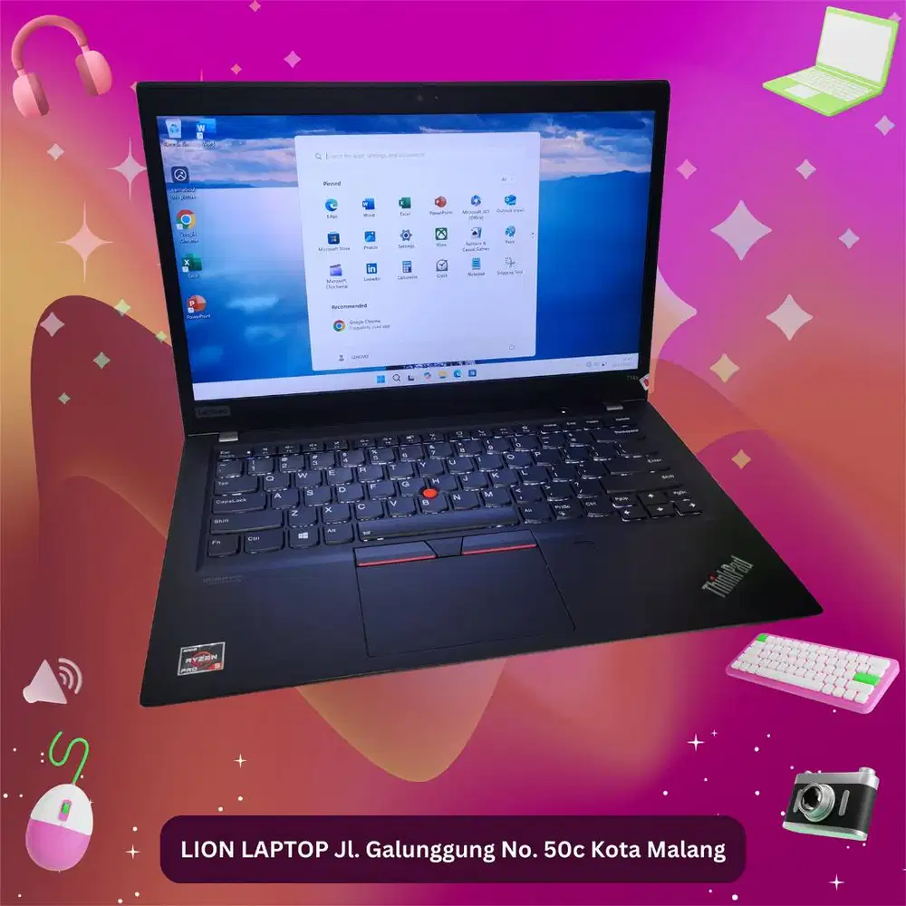 RAM 16GB Touchscreen Ryzen 5 Slim Lenovo Thinkpad T14s [17|11]