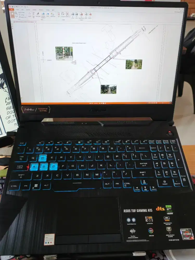 ASUS TUF A15 Laptop Gaming Ram 16gb