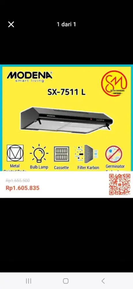 dijual cookerhood untuk penghisap asap makanan