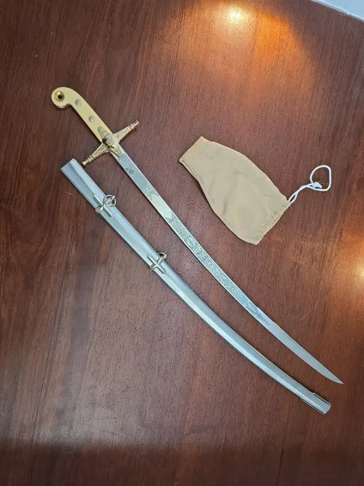 Pedang arabic sword Qamar al-Sahra Moon of the Desert
