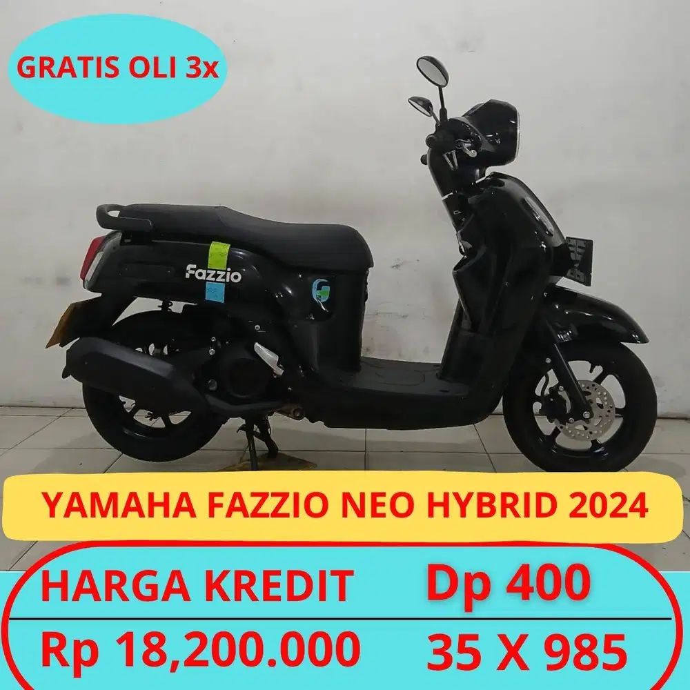 YAMAHA FAZZIO NEO HYBRID 2024 DP HANYA 400 RIBU