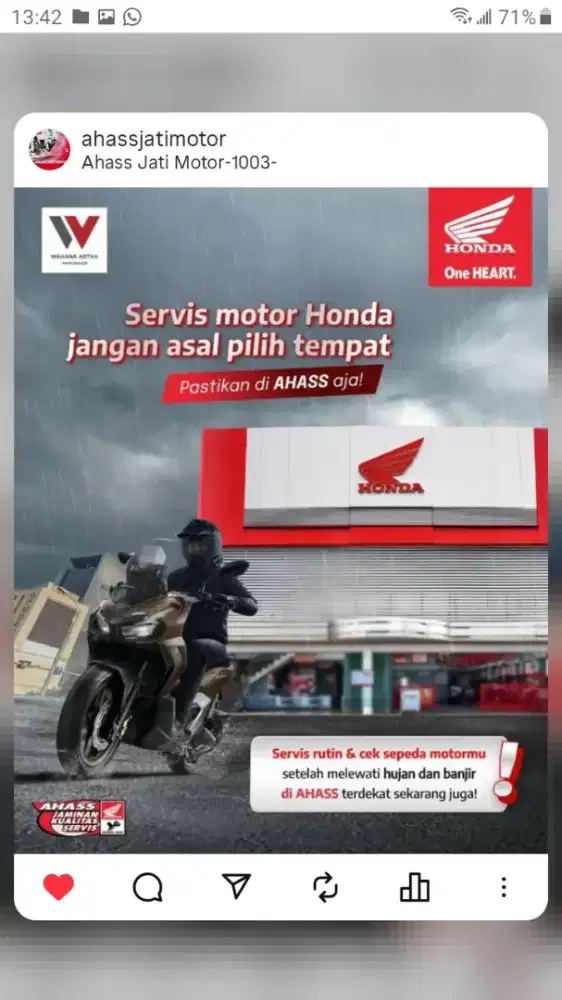 Lowongan mekanik motor honda