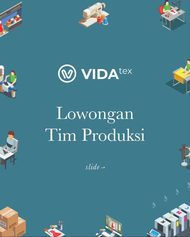 Dibutuhkan Lowongan untuk Kepala Produksi & Desainer Grafis