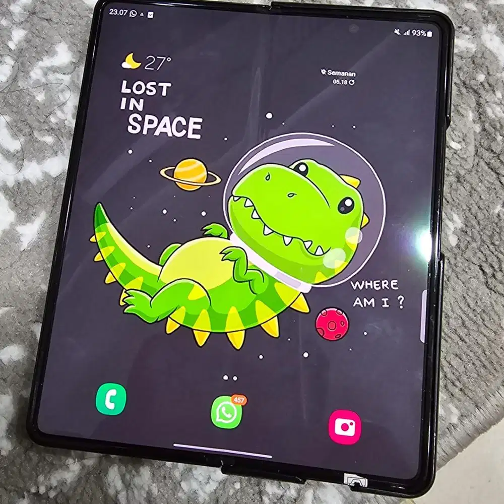 Samsung fold 3 black 12/255