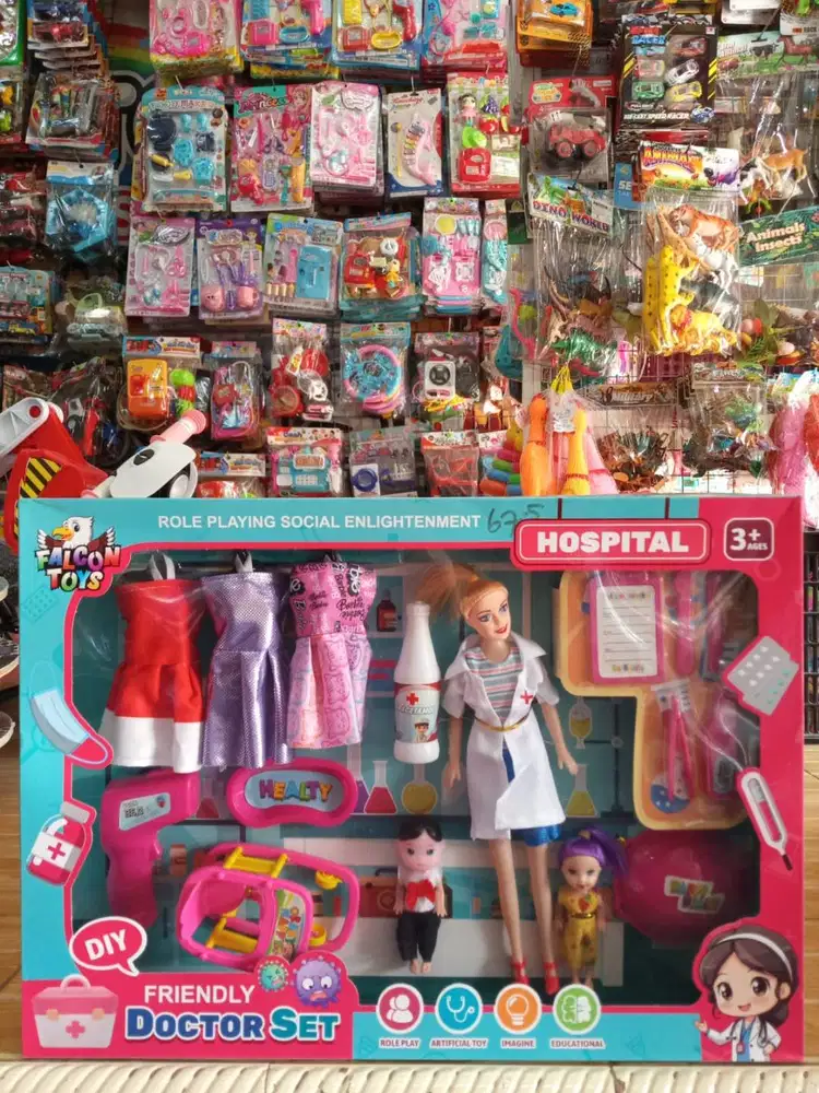 mainan anak brbi dokter set