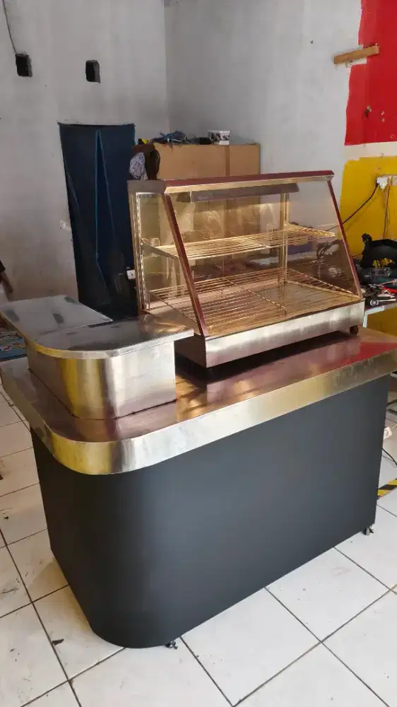 Etalase Warmer Ayam geprek Fried chicken