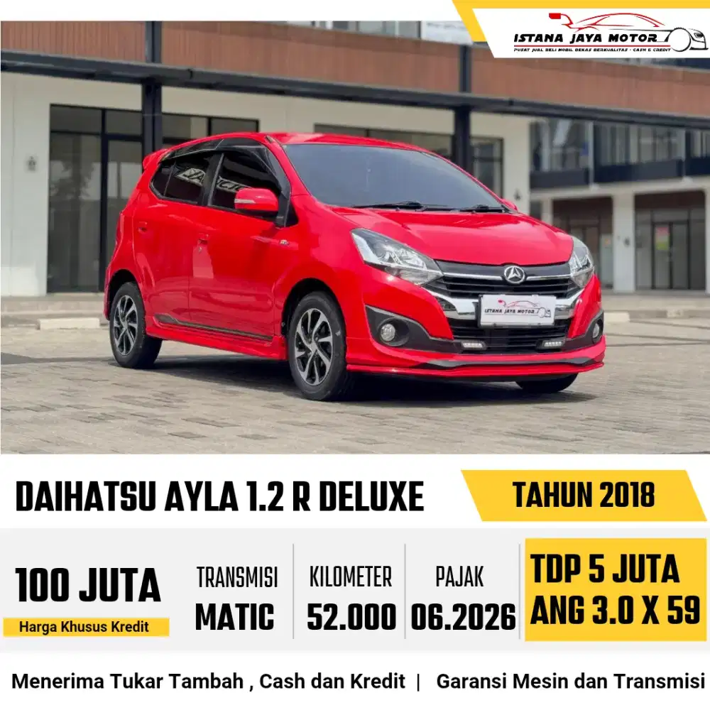 DAIHATSU AYLA 1.5 R DELUXE AT 2018