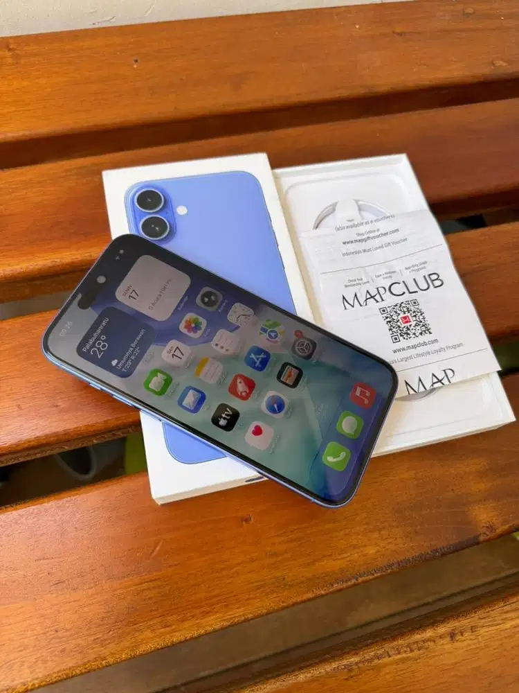 Iphone 16 plus 256gb ultramarine garansi ibox